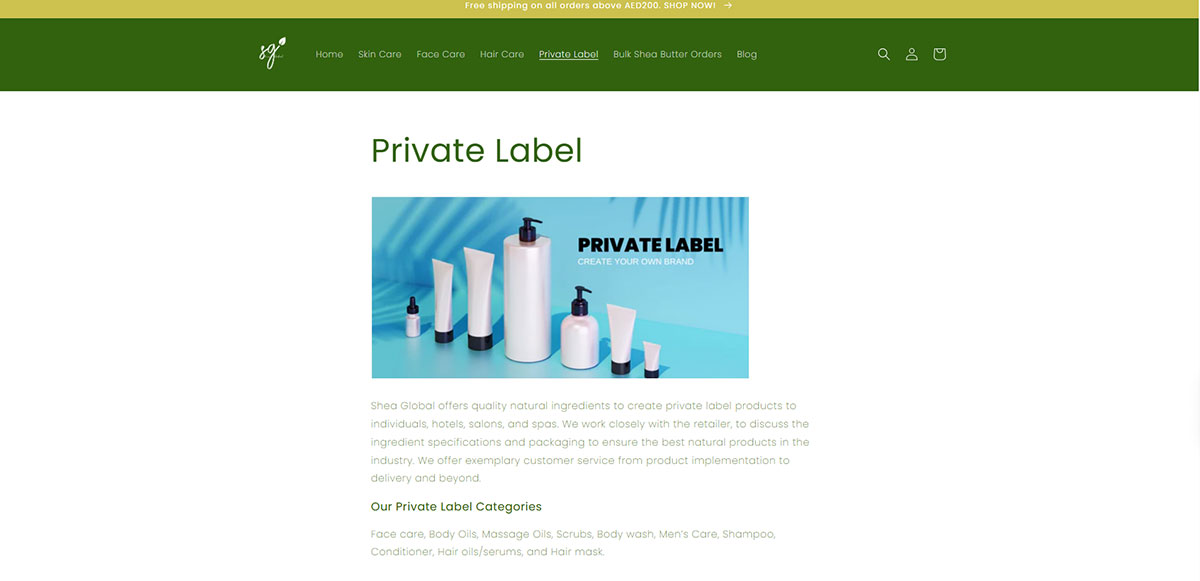 Private Label Shampoo Manufacturers in the UAE